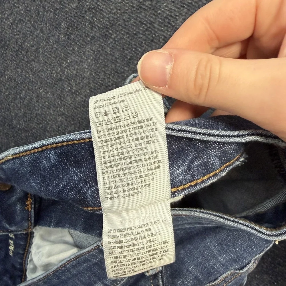 American Eagle Hi-Rise Jegging Jeans Womens 10 Medium Wash Blue Stretch Denim